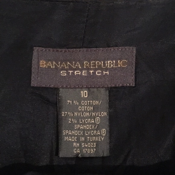 Banana Republic black stretch skirt size 10 - Picture 5 of 5